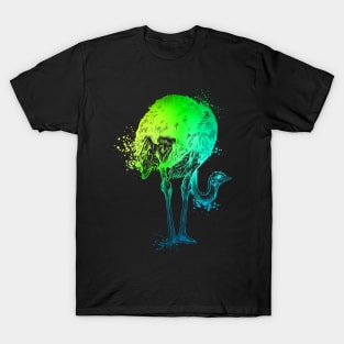 Colorful ostrich T-Shirt